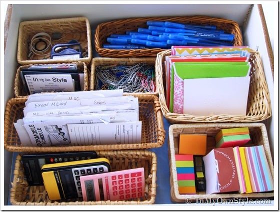 Organizing Ideas for drawers