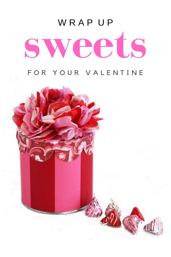 How to Make a Tissue Paper Flower Valentine Gift Box