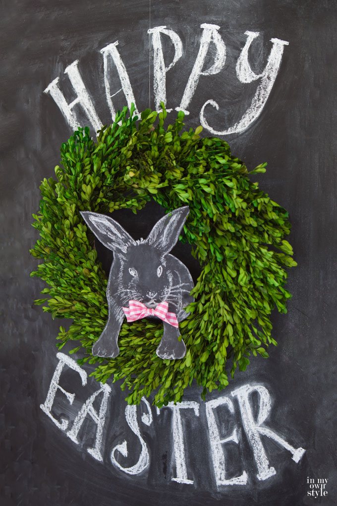 How to Make 3D Easter Chalkboard Art
