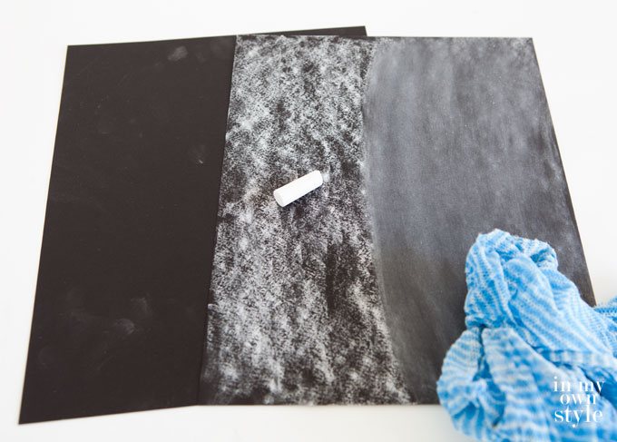 How to season a chalkboard