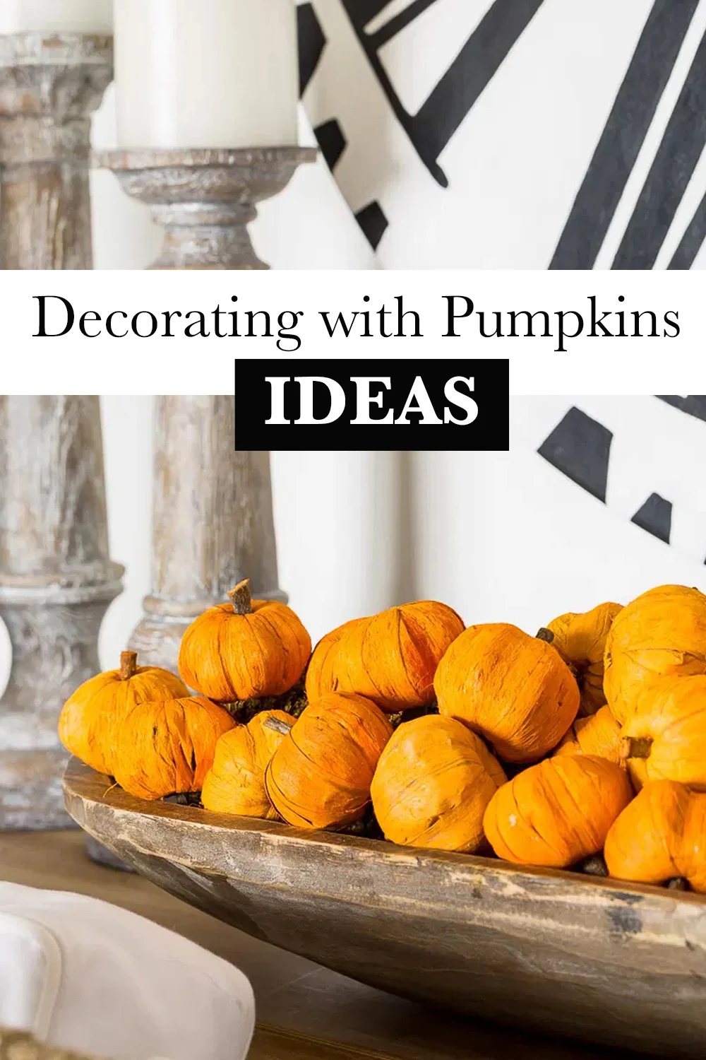 Mini pumpkins in a dough bowl