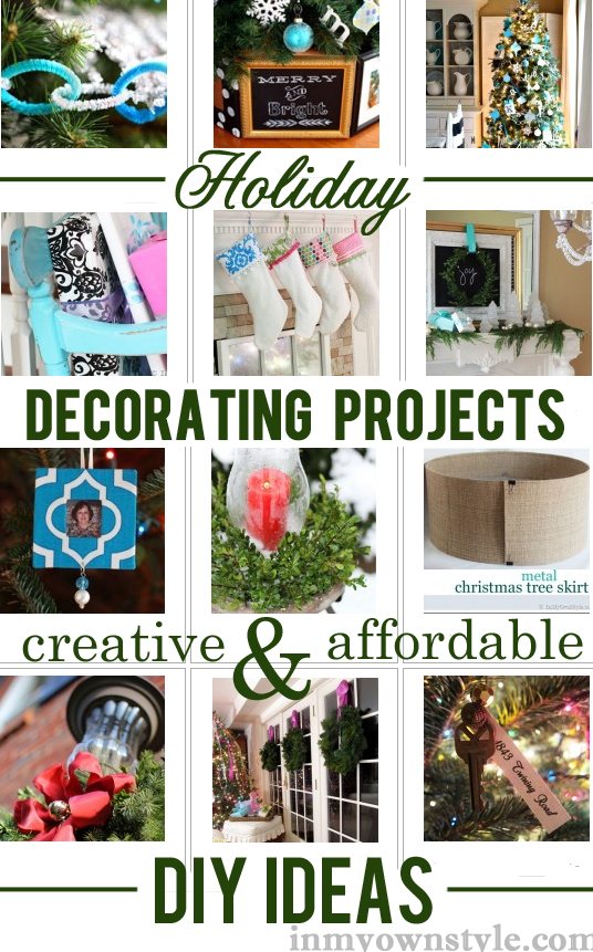 Affordable Christmas decorating ideas. Easy DIY Christmas Decorating projects to make to decorate your home this holiday season. | Oducu
