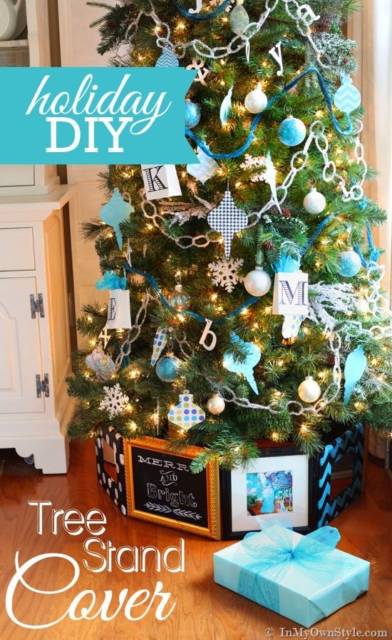 Christmas-Tree-Skirt-Ideas-Hinged-Frame-Cover