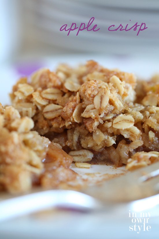 Old-Fashioned Apple Crisp Recipe