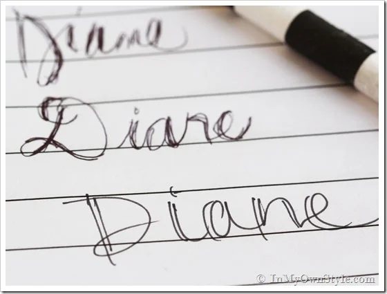 Pretty-handwriting tutorial