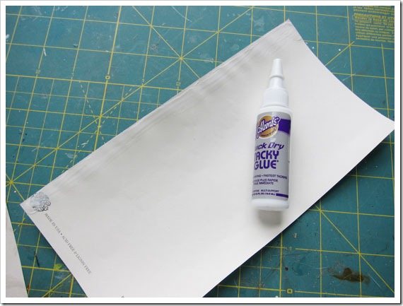 Glue-one-edge-of-paper
