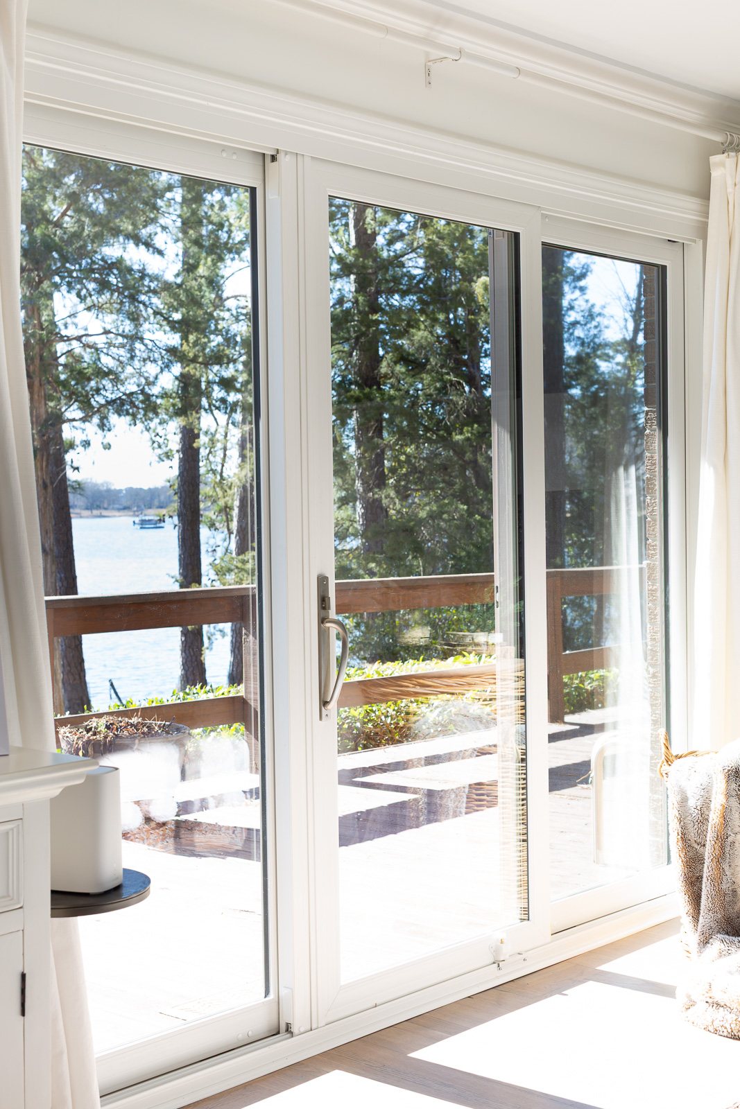 inside view of new Provia Endure sliding glass door in my living room