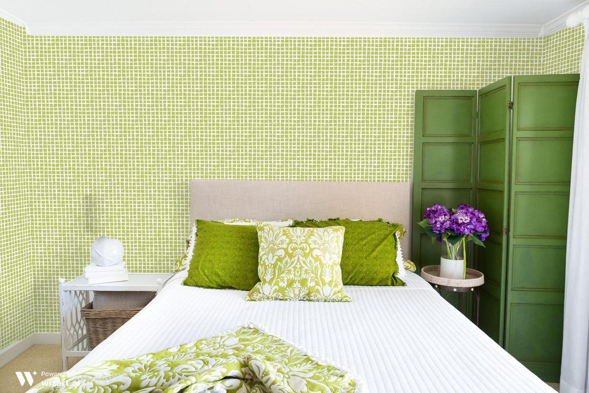 green version of wallpaper sample
