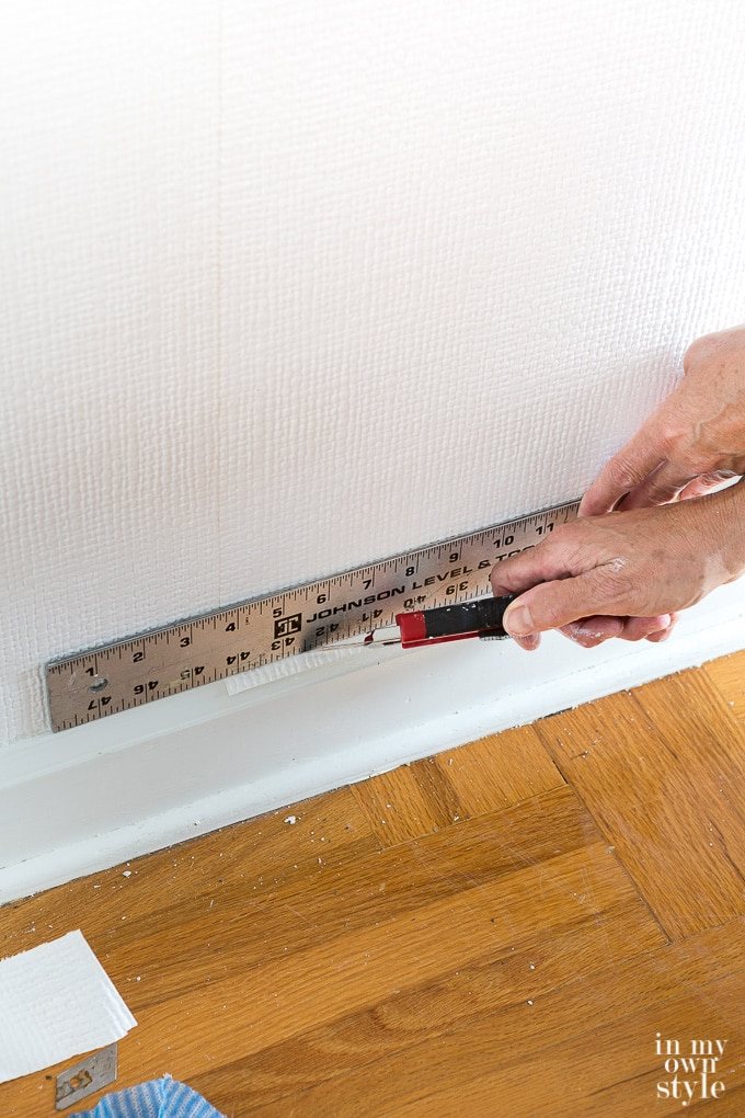 Textured wallpaper hanging tips