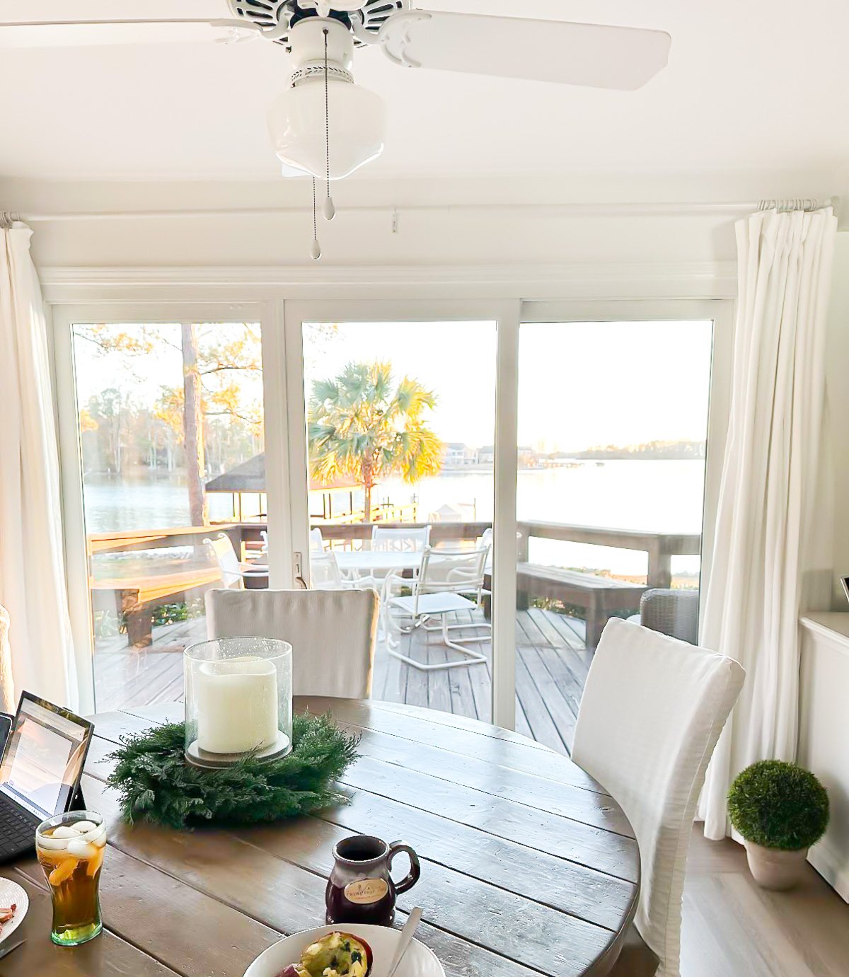 Interior Provia Sliding glass door in white