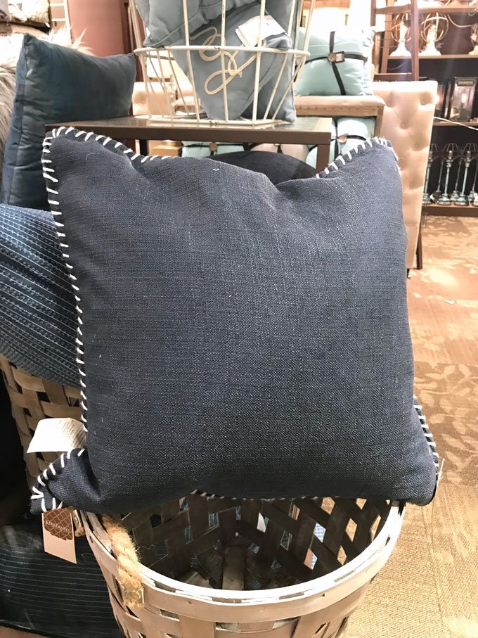 Whipstitched Edge decorative pillow at Kirklands