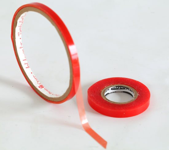Double-stick-red-line-tape