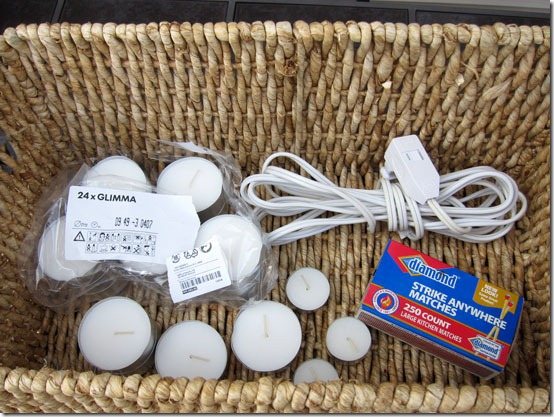 Quick entertaining ideas Extra-Candles