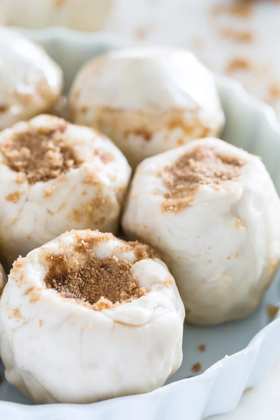 Baked Apples with Cinnamon filling called Apple Cannonballs