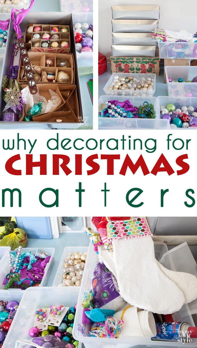 Why do it? Decorating for Christmas can take so much time and energy, but in the end you will find it was worth all the effort.