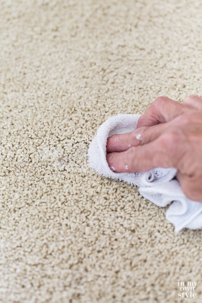 Carpet and rug stain removal hack