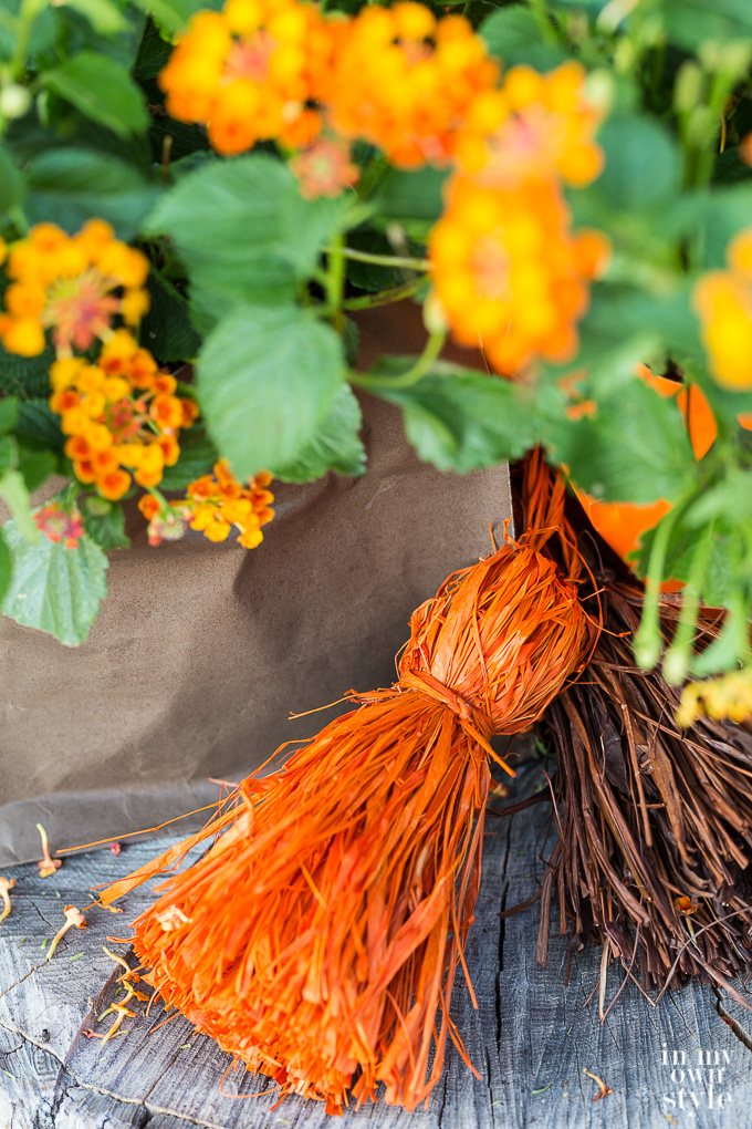 Ways to use raffia in home decor