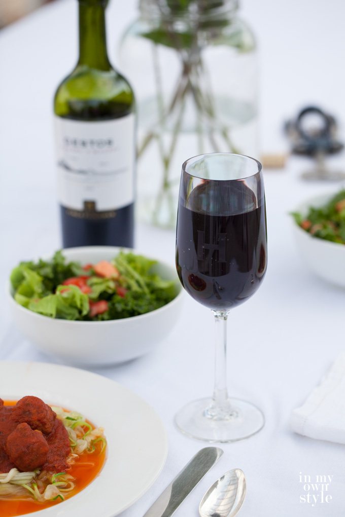 Outdoor alfresco meals