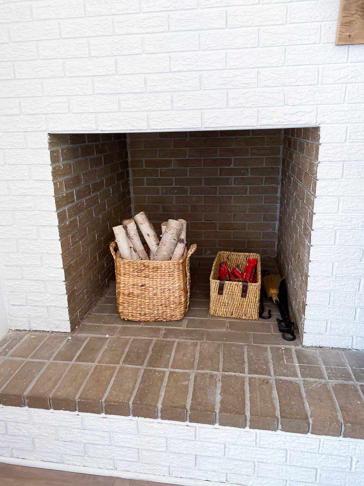 Decorating Fix with a Faux Brick Panel From the Home Improvement Store