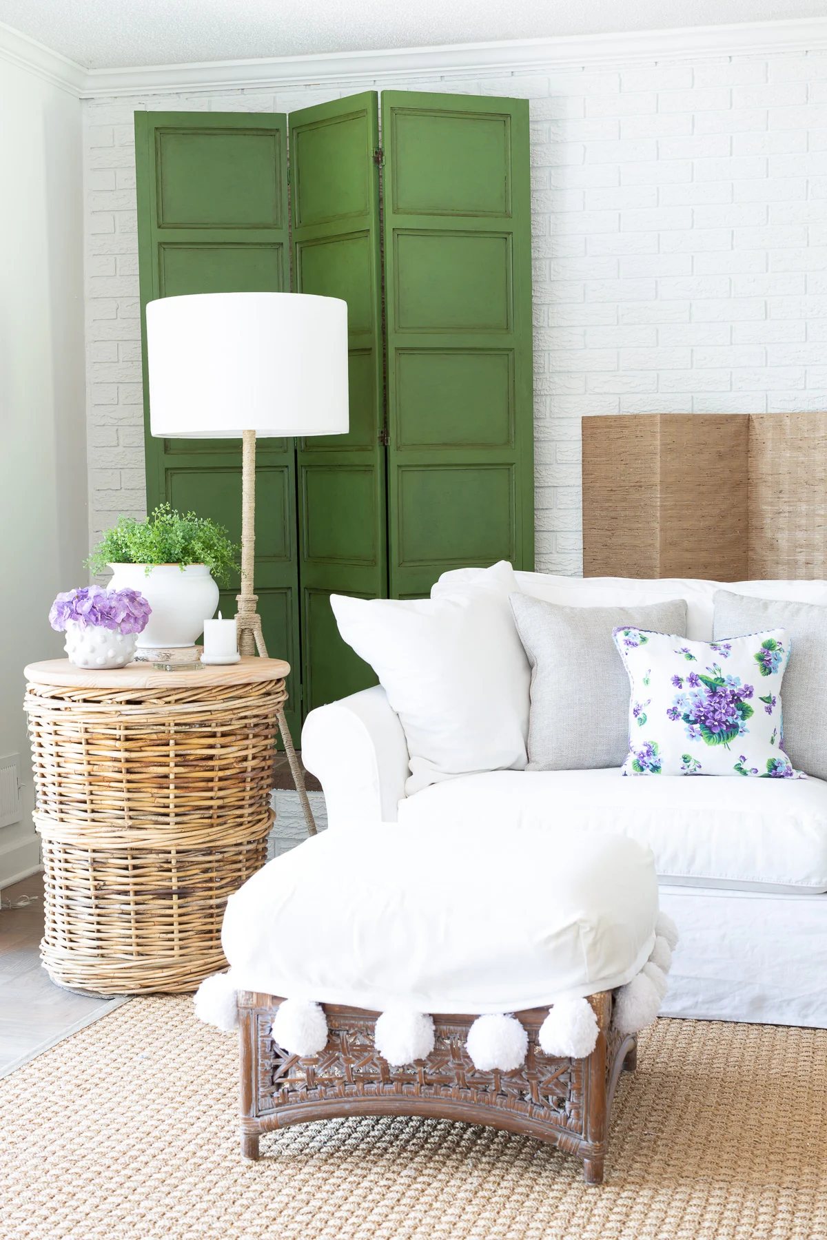 Easy to make fireplace cover for living room