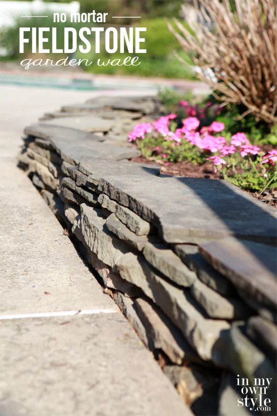How to Build a Fieldstone Garden Wall
