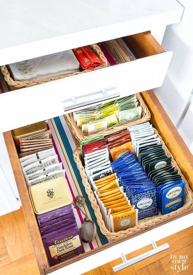 How to line a drawer with paper or fabric