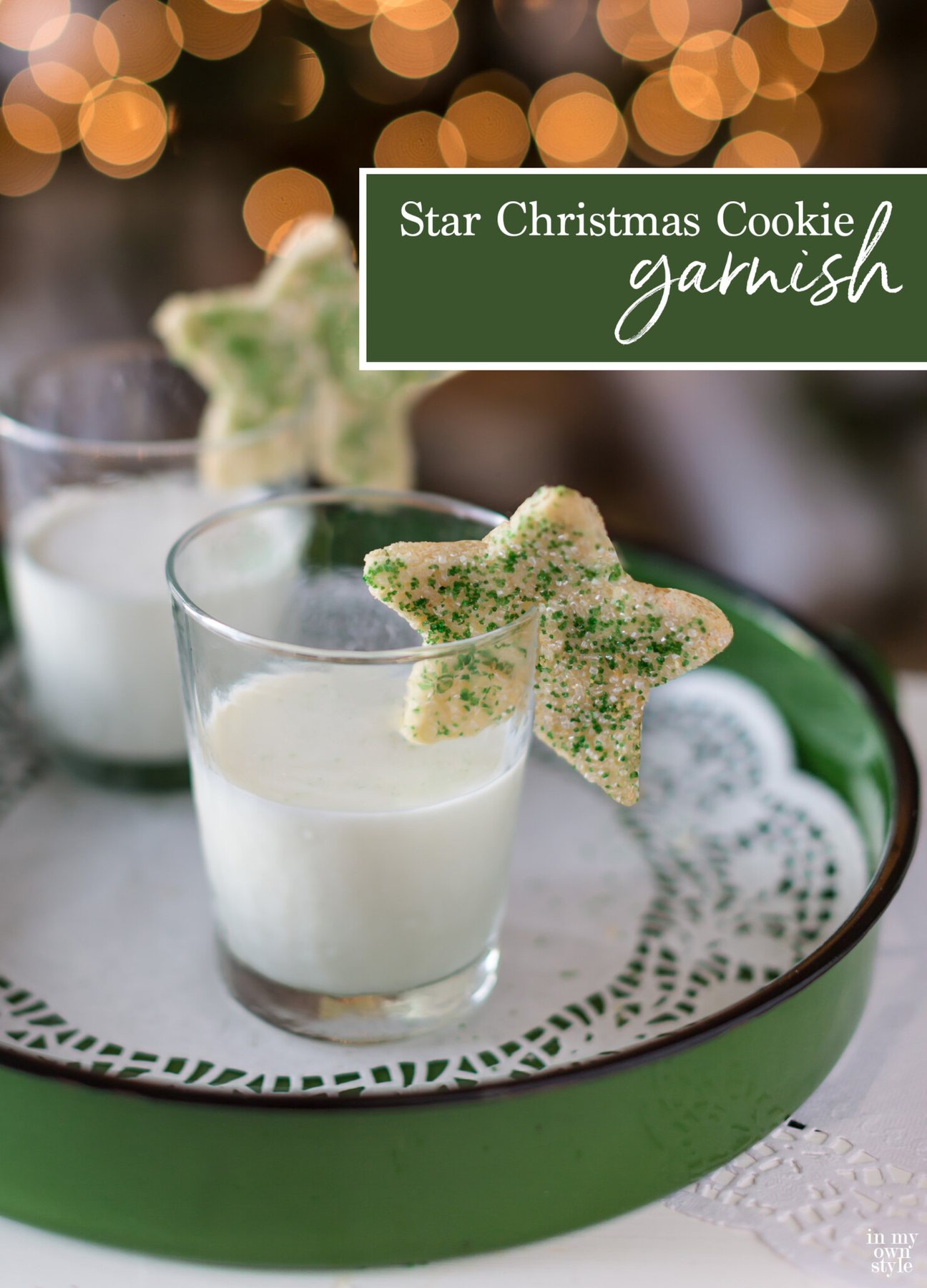 Clever Christmas Cookie Garnishing Idea