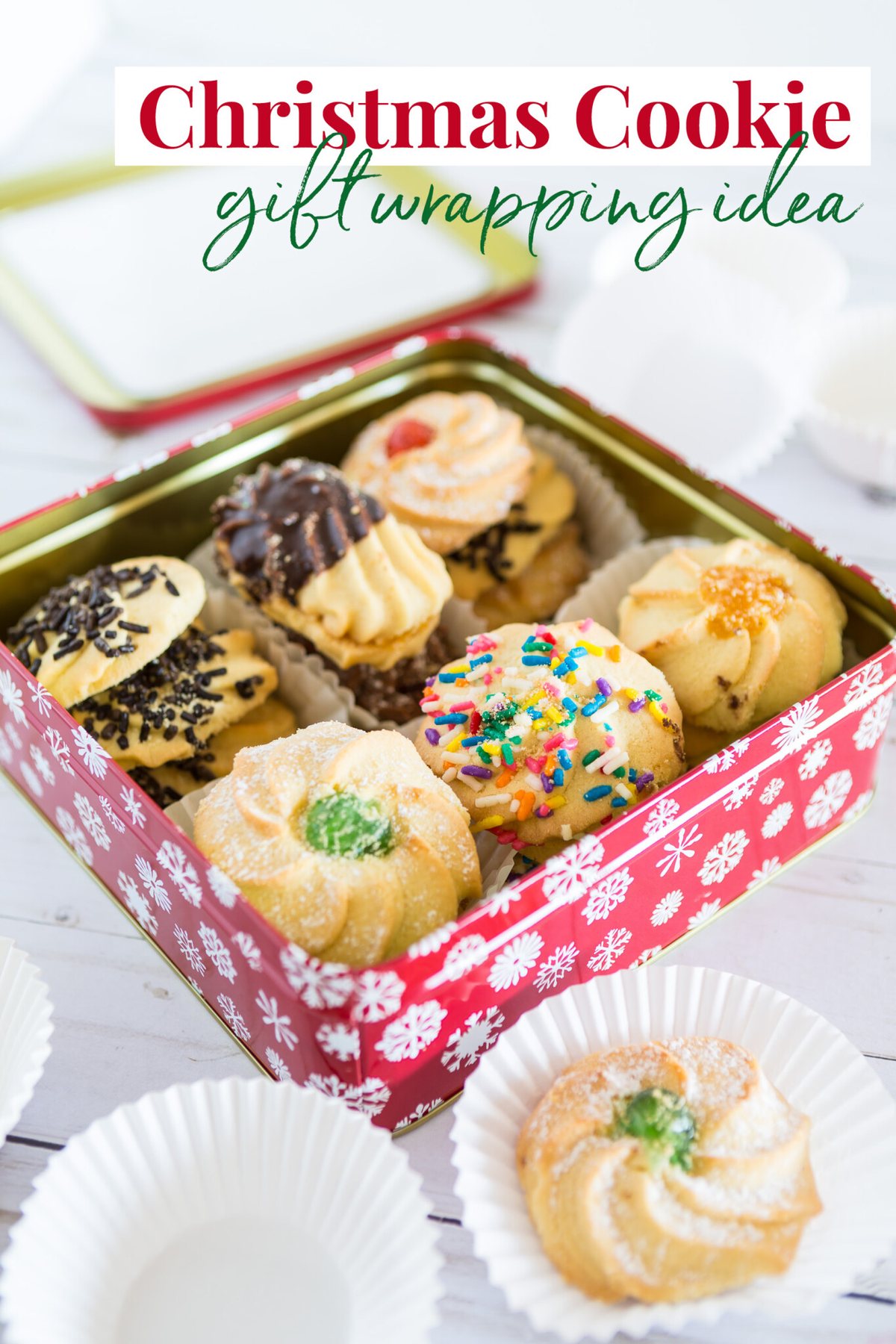 Christmas cookie box ideas.