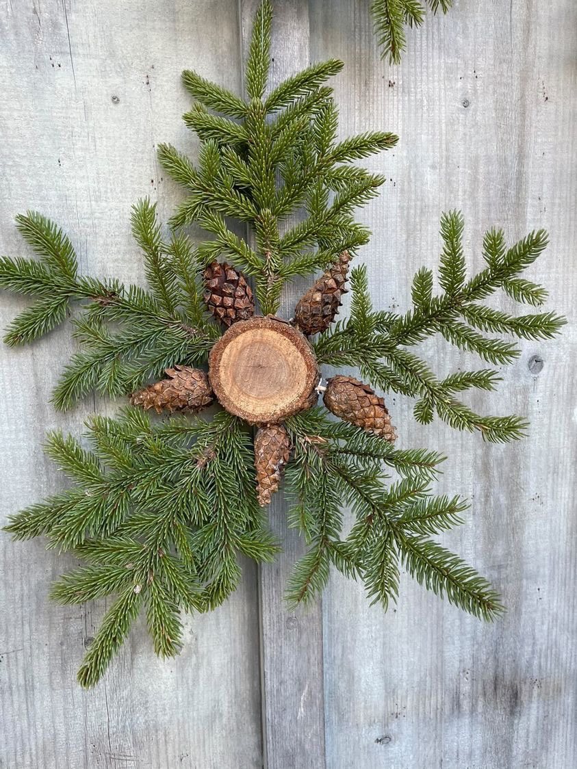 A Holiday Evergreen Wreath Alternative