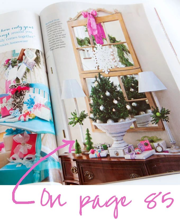 Christmas Decorating Idea for Lamps