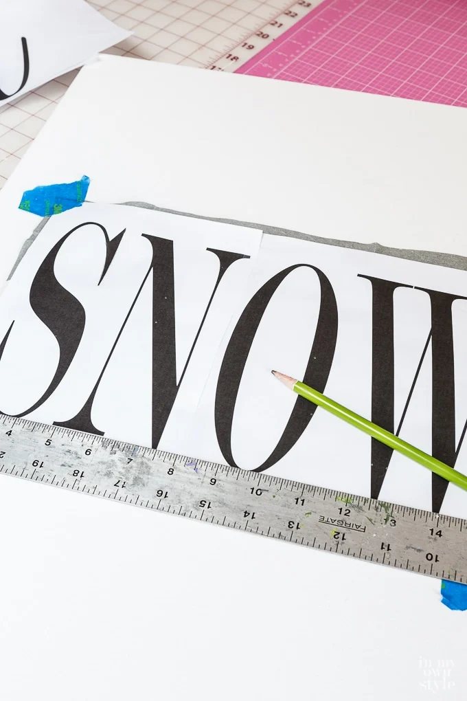 How to transfer a design to a canvas