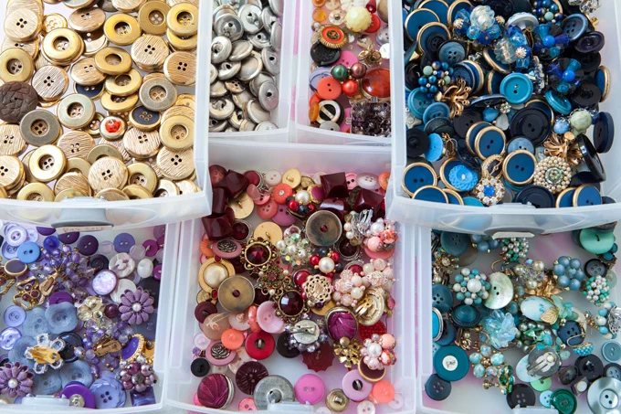 Vintage button collection