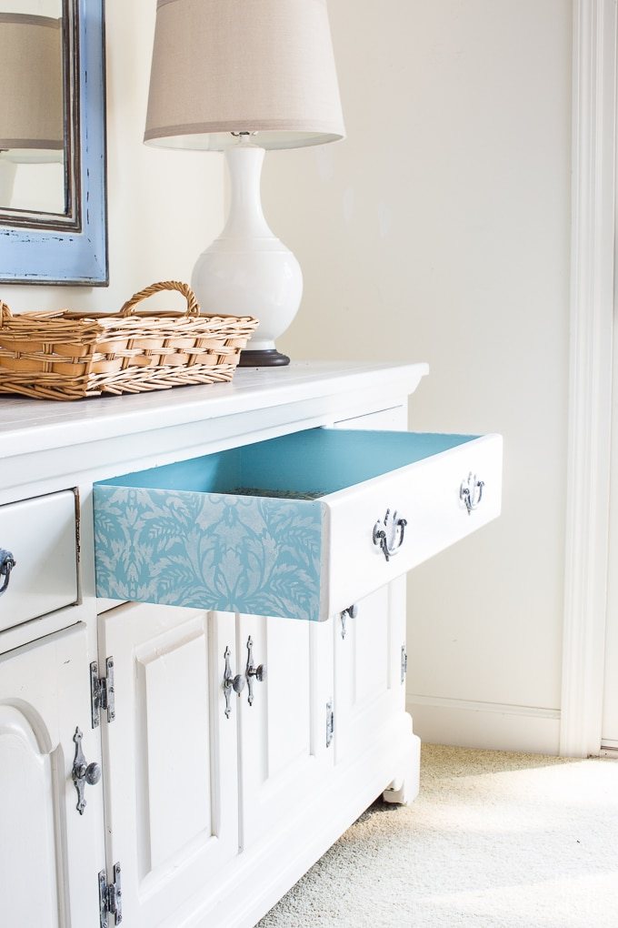 Bedroom furniture painting idea