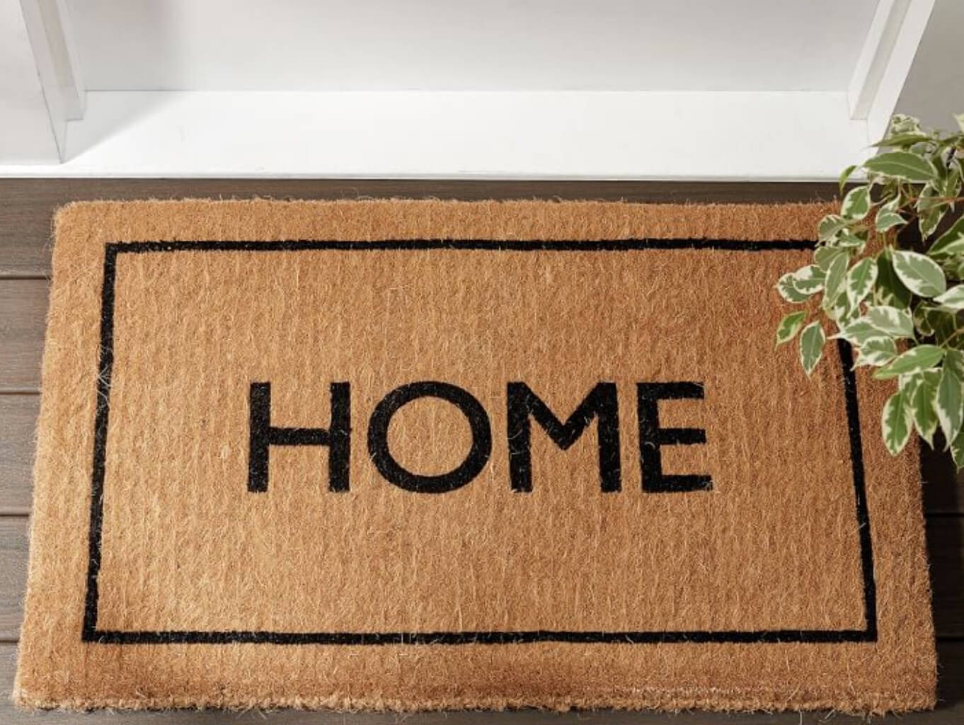 HOME outdoor doormat from Pottery Barn