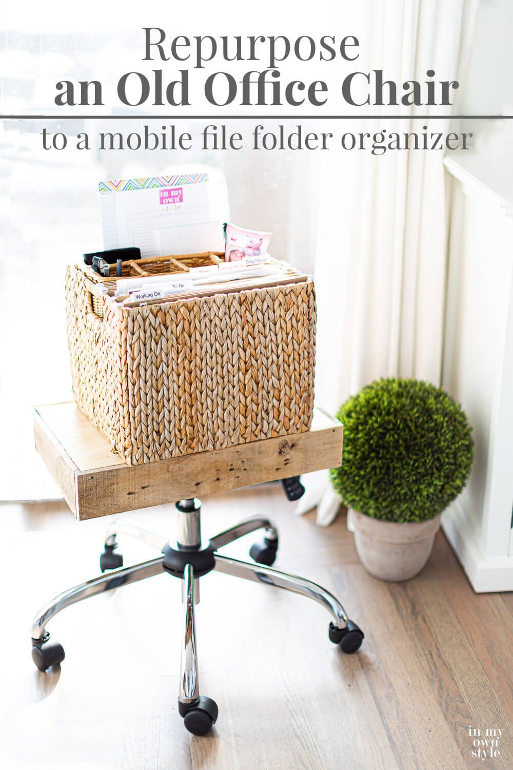 Repurpose an Old Office Chair