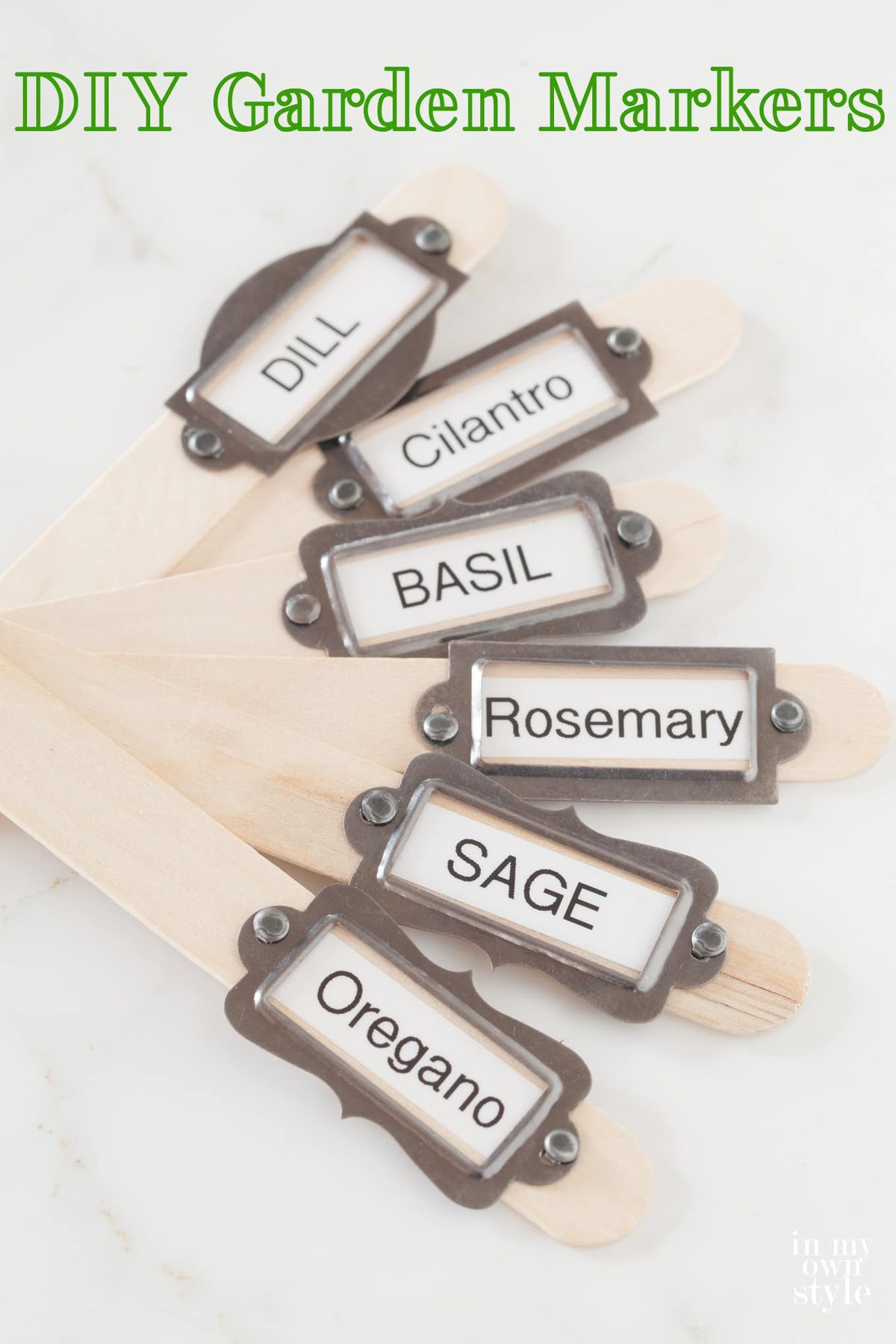 Creative Garden Markers
