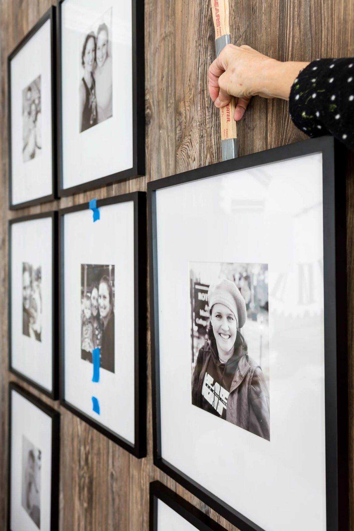 DIY Picture Frame Mats Using Wallpaper