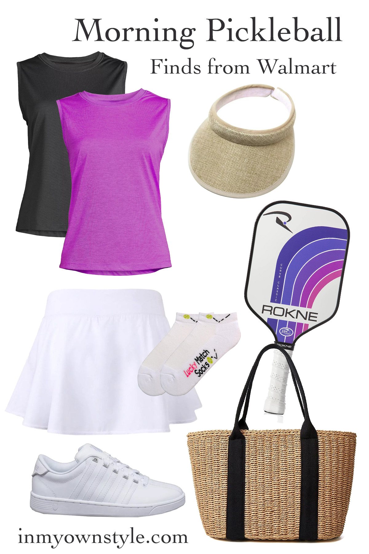 Morning Pickleball attire from Walmart