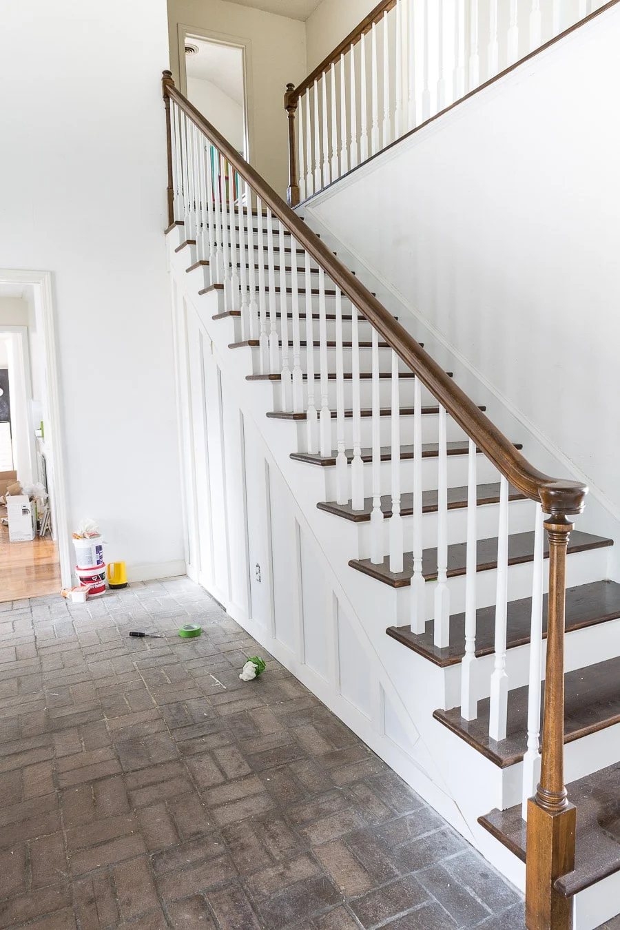 Hidden Door being built Under Staircase