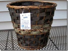 Thrift Store Basket Makeover