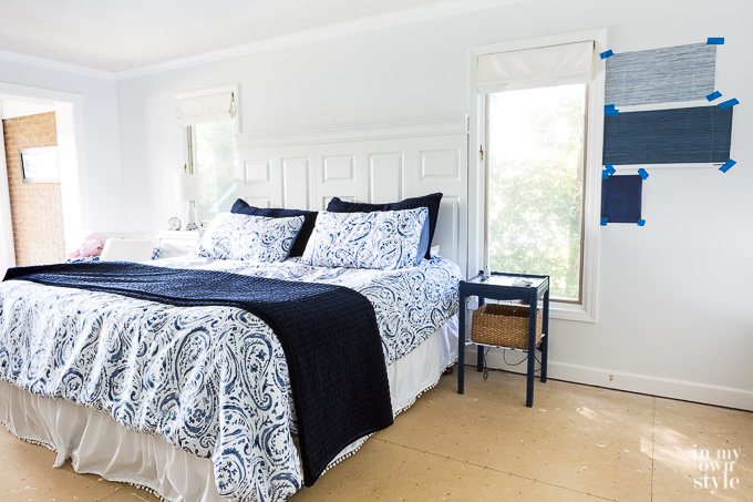 Decorating Plan for My Casual Blue & White Bedroom