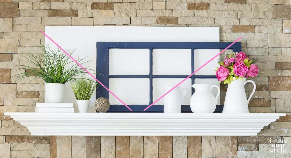 Decorate a Mantel Like a Designer using the elements and principles of design.