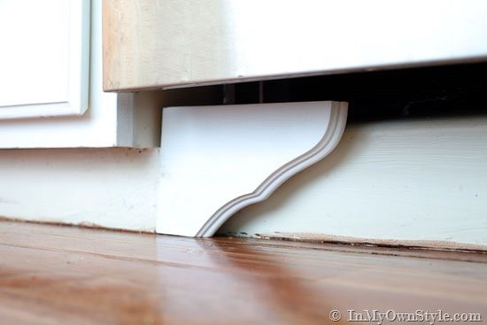 How-to-make-kitchen-base-cabinet-feet-with-wood