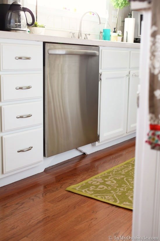Make-your-own-kitchen-cabinet-feet-with-wood-shelf-brackets