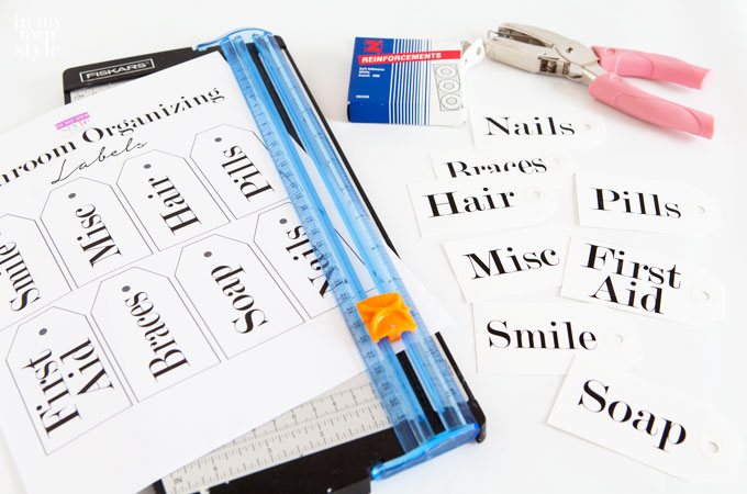 How to cut out free printable labels