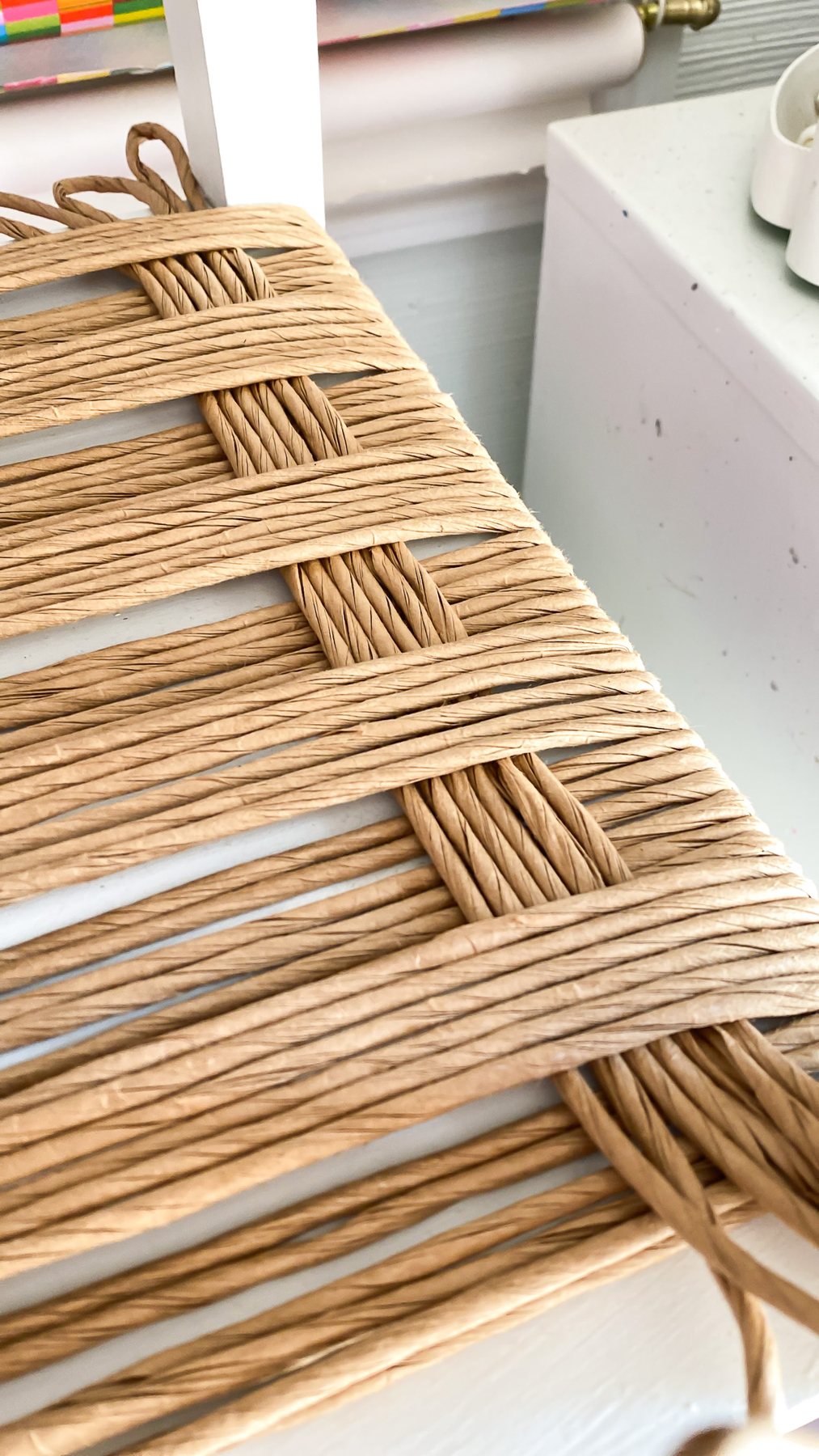 different weaves designs to try on end table.
