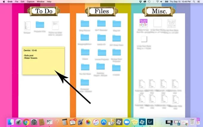 Free download desktop background to help you organize your computer files and folders