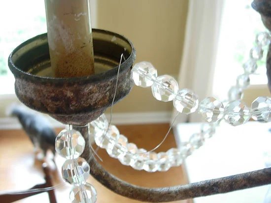 Brass Chandelier Makeover Ideas