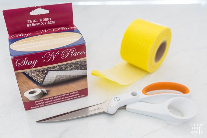 carpet tape to secure chair cushions of chair seats