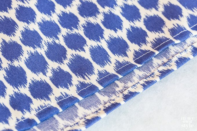 Tutorial showing how to make affordable custom chair cushions